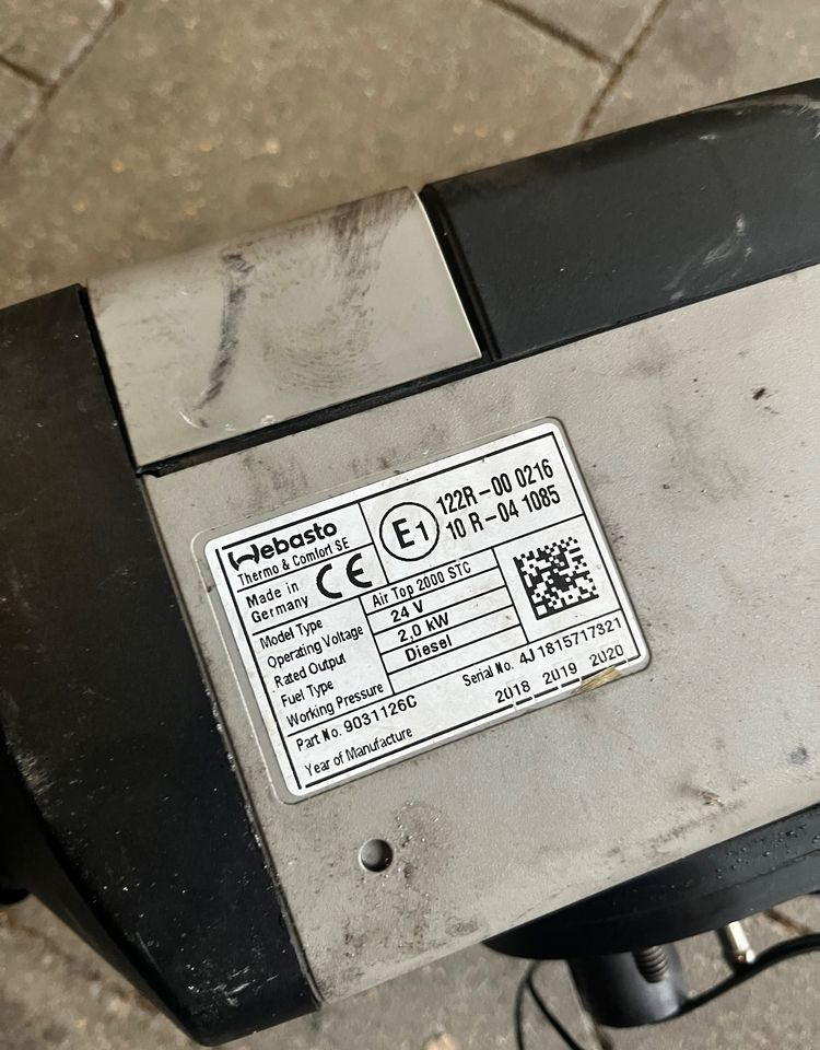 Webasto Airtop 2000 STC ogrzewanie postojowe - Отопление/ Вентиляция для Грузовиков: фото 2 Webasto Airtop 2000 STC ogrzewanie postojowe - Отопление/ Вентиляция для Грузовиков: фото 2