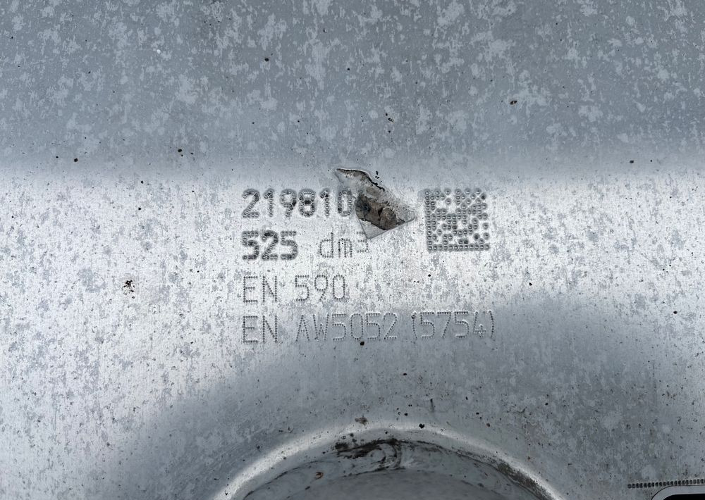 Zbiornik paliwa DAF XF CF 525 litrów bak - Подготовка топлива для Грузовиков: фото 4 Zbiornik paliwa DAF XF CF 525 litrów bak - Подготовка топлива для Грузовиков: фото 4