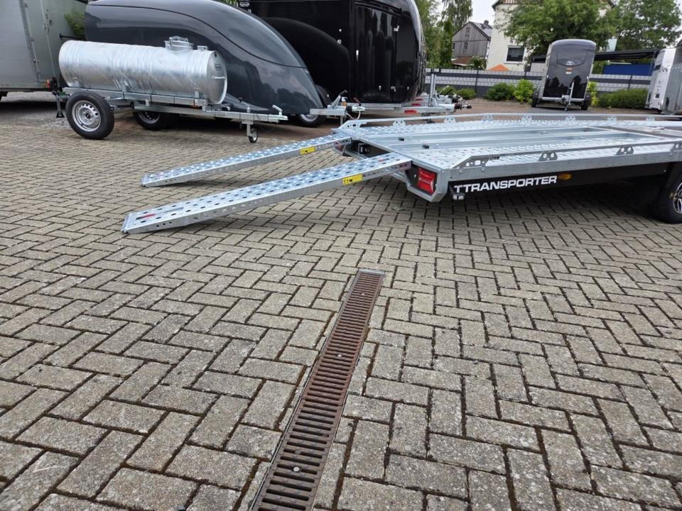 Прицеп-автовоз Autotransporter Anhänger Brian James T Transporter 5.5 x 2.24m: фото 11