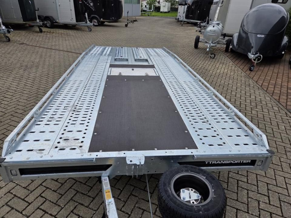 Прицеп-автовоз Autotransporter Anhänger Brian James T Transporter 5.5 x 2.24m: фото 7