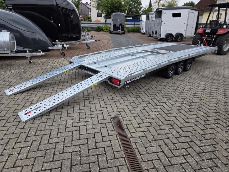 Прицеп-автовоз Autotransporter Anhänger Brian James T Transporter 5.5 x 2.24m: фото 12