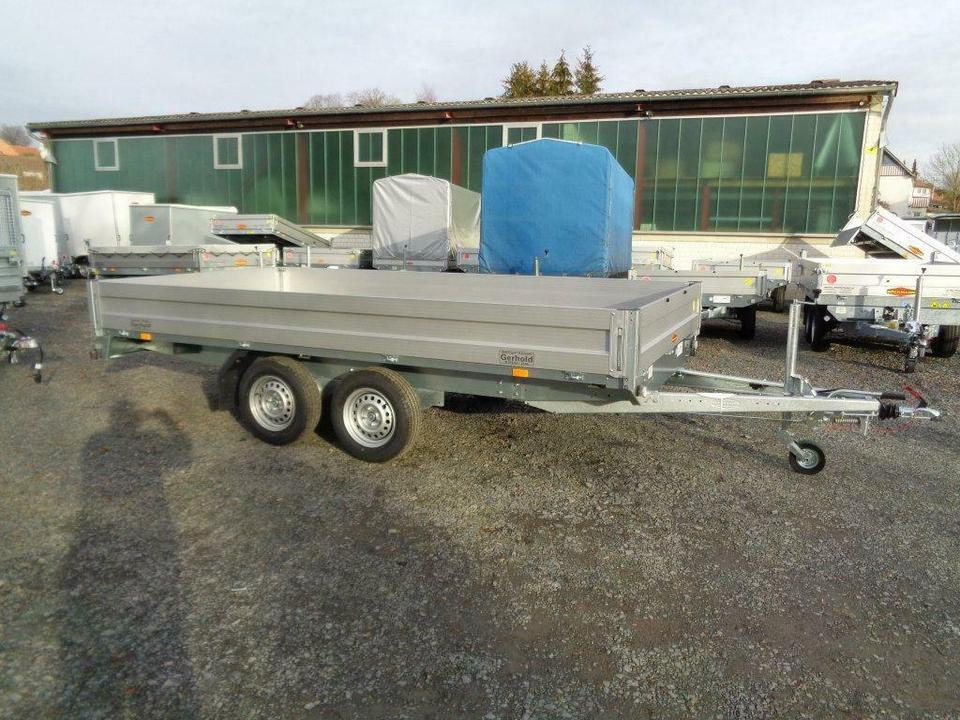 Böckmann HL-AL 4121/27 ECO PKW-Anhänger, 2,7to. Hochlader - Прицеп бортовой/ Платформа: фото 2 Böckmann HL-AL 4121/27 ECO PKW-Anhänger, 2,7to. Hochlader - Прицеп бортовой/ Платформа: фото 2