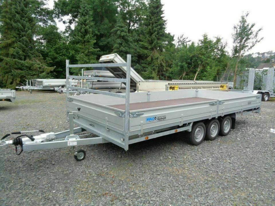 Böckmann Humbaur, Hulco - PKW Anhänger Tridem 3,5 to 5x2,2m - Прицеп бортовой/ Платформа: фото 2 Böckmann Humbaur, Hulco - PKW Anhänger Tridem 3,5 to 5x2,2m - Прицеп бортовой/ Платформа: фото 2