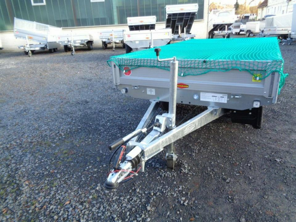 Прицеп бортовой/ Платформа Böckmann PKW-Anhänger, 2,0 to. Hochlader,Staubox, Containernetz: фото 13