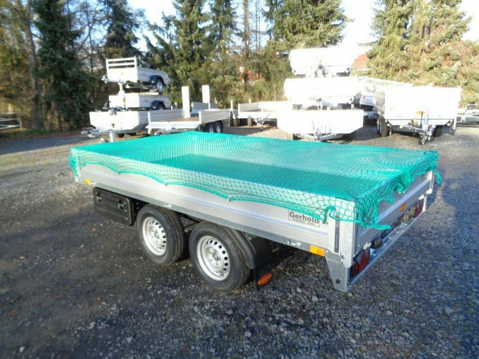 Прицеп бортовой/ Платформа Böckmann PKW-Anhänger, 2,0 to. Hochlader,Staubox, Containernetz: фото 9