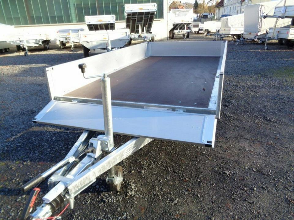 Прицеп бортовой/ Платформа Böckmann PKW-Anhänger, 2,0 to. Hochlader,Staubox, Containernetz: фото 7