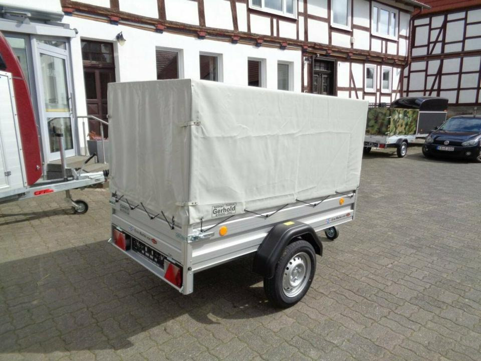 Pkw Anhänger, 750 kg, Alu Plane und Spriegel 100 km/h - Прицеп для легкового автомобиля: фото 2 Pkw Anhänger, 750 kg, Alu Plane und Spriegel 100 km/h - Прицеп для легкового автомобиля: фото 2