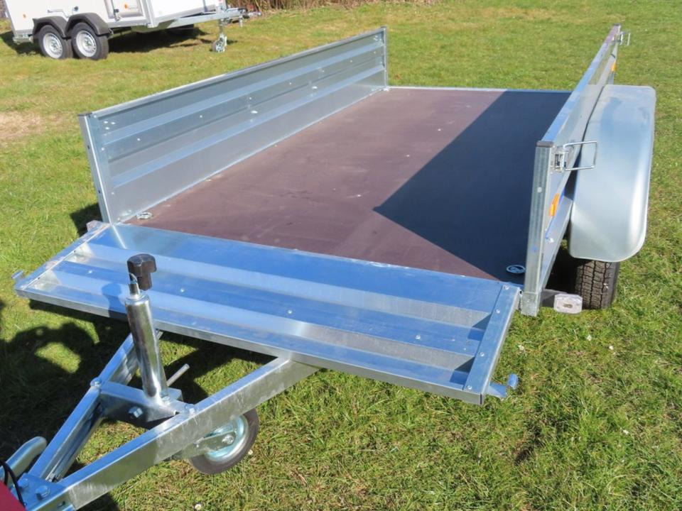 Tandem PKW-Anhänger 750kg Stützrad 2510x1350x370 - Прицеп бортовой/ Платформа: фото 4 Tandem PKW-Anhänger 750kg Stützrad 2510x1350x370 - Прицеп бортовой/ Платформа: фото 4