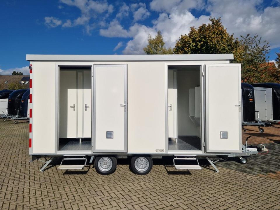 Toilettenwagen Sanitär-Anhänger WC Wagen 3xD, 1xH+3U - Жилой контейнер, Прицеп: фото 1 Toilettenwagen Sanitär-Anhänger WC Wagen 3xD, 1xH+3U - Жилой контейнер, Прицеп: фото 1