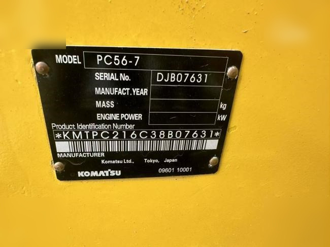 KOMATSU PC56-7 в лизинг KOMATSU PC56-7: фото 8