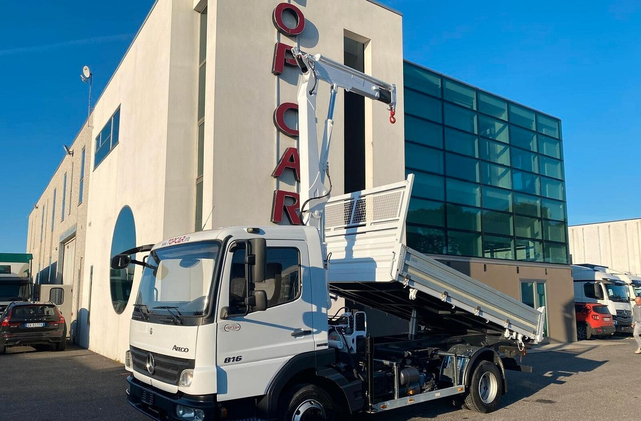 MERCEDES 816 ATEGO RIBALTABILE E GRU - Самосвал, Автоманипулятор: фото 1 MERCEDES 816 ATEGO RIBALTABILE E GRU - Самосвал, Автоманипулятор: фото 1