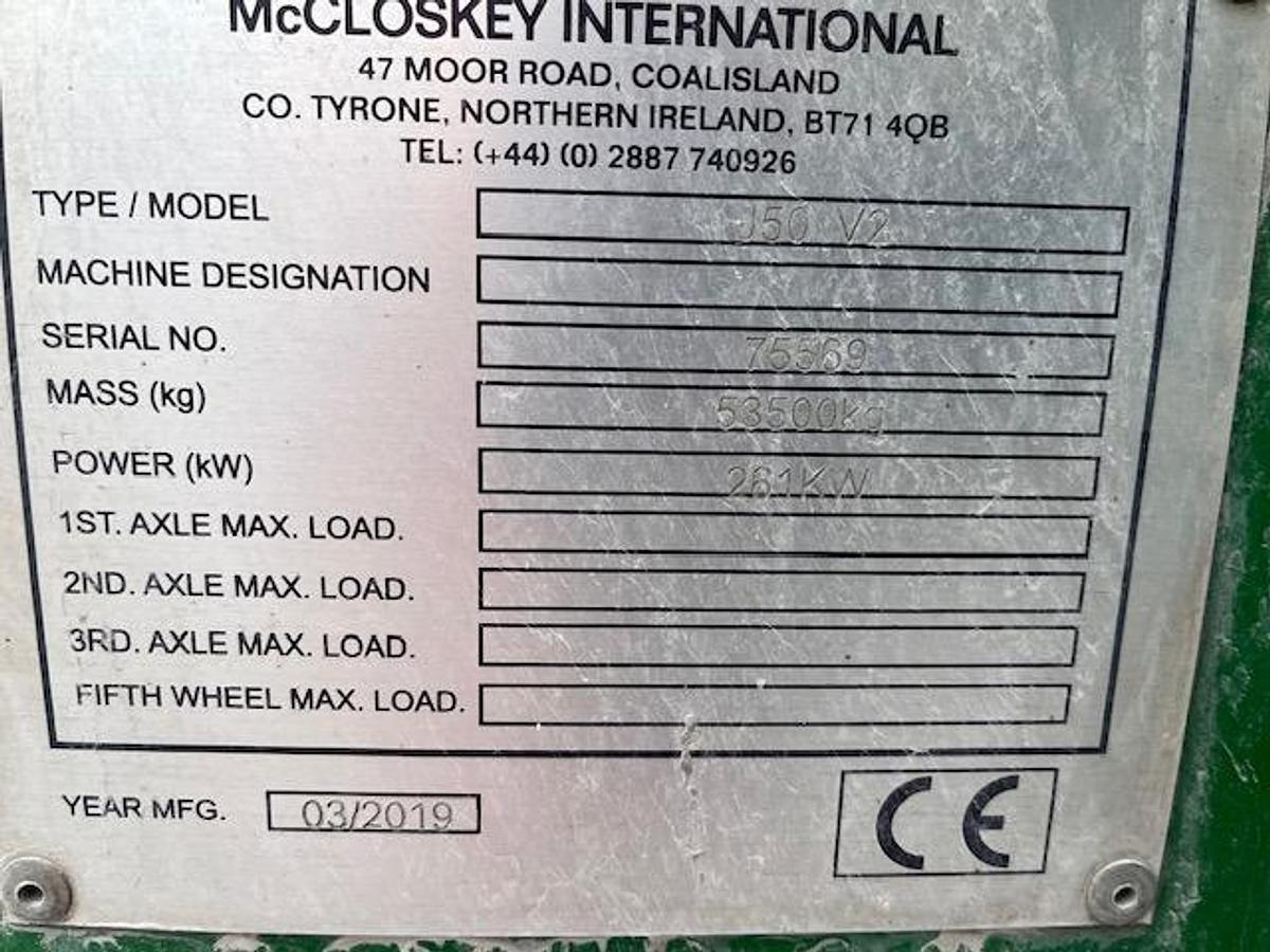 2019 McCloskey J50 - Дробилка: фото 5 2019 McCloskey J50 - Дробилка: фото 5