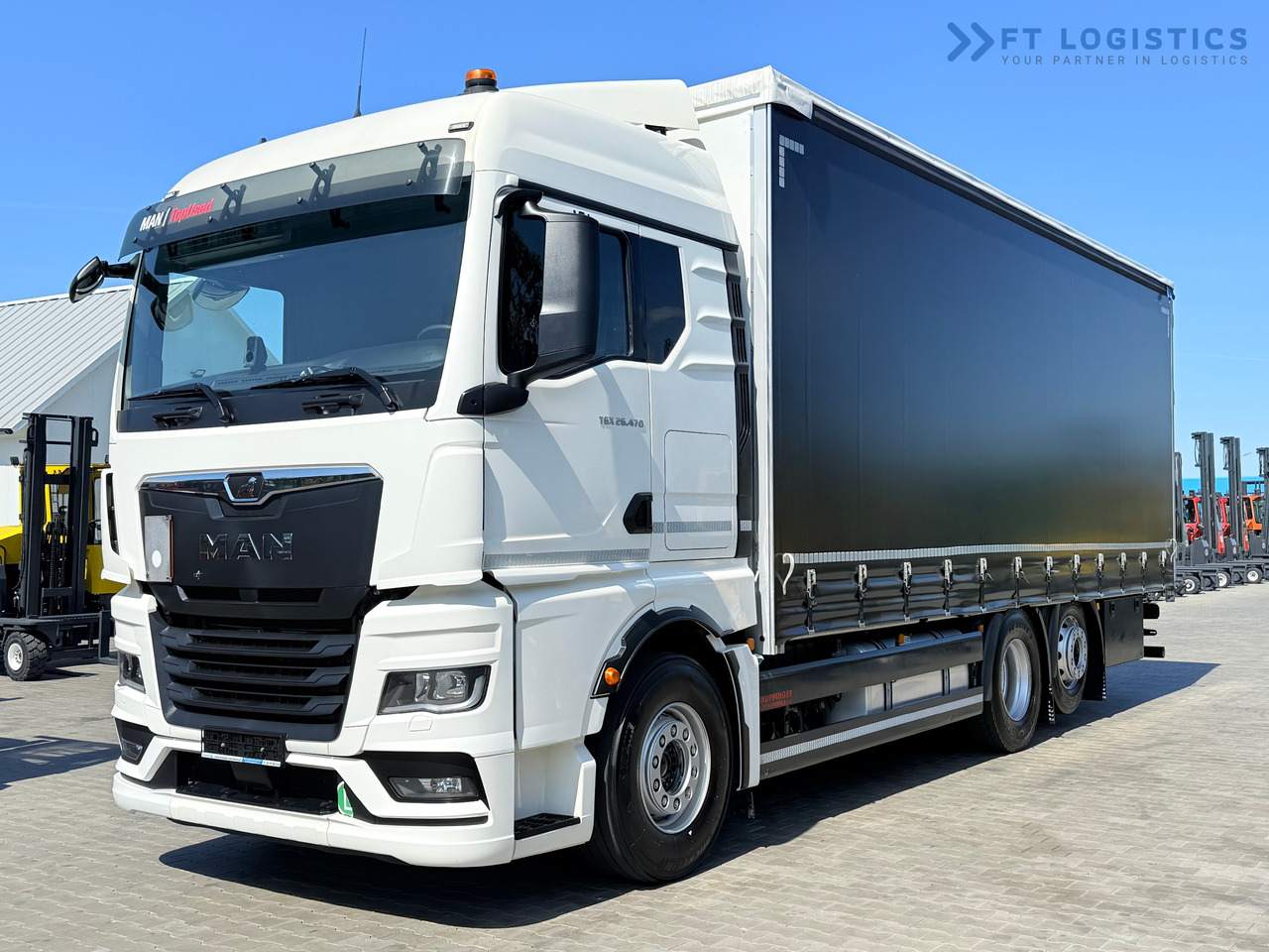 MAN TGX 26.470 / 19 Pallets / Steering Axle / 15 Ton Payload / Retarder / Excellent Condition - Тентованный грузовик: фото 2 MAN TGX 26.470 / 19 Pallets / Steering Axle / 15 Ton Payload / Retarder / Excellent Condition - Тентованный грузовик: фото 2