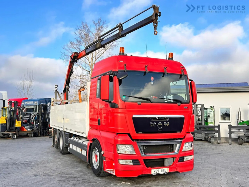Автоманипулятор MAN TGX 26.480 Ciężarówka burtowa MAN TGX 26.480 6X2 / PALFINGER PK9002-EH B Crane / 80% Michelin: фото 6