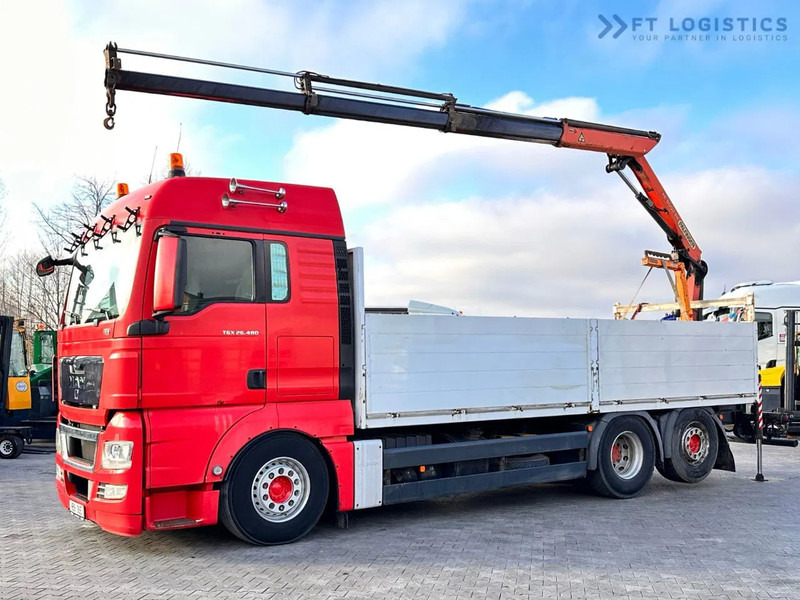 MAN TGX 26.480 Ciężarówka burtowa MAN TGX 26.480 6X2 / PALFINGER PK9002-EH B Crane / 80% Michelin Tire Dodać do ulubionych - Автоманипулятор: фото 1 MAN TGX 26.480 Ciężarówka burtowa MAN TGX 26.480 6X2 / PALFINGER PK9002-EH B Crane / 80% Michelin Tire Dodać do ulubionych - Автоманипулятор: фото 1