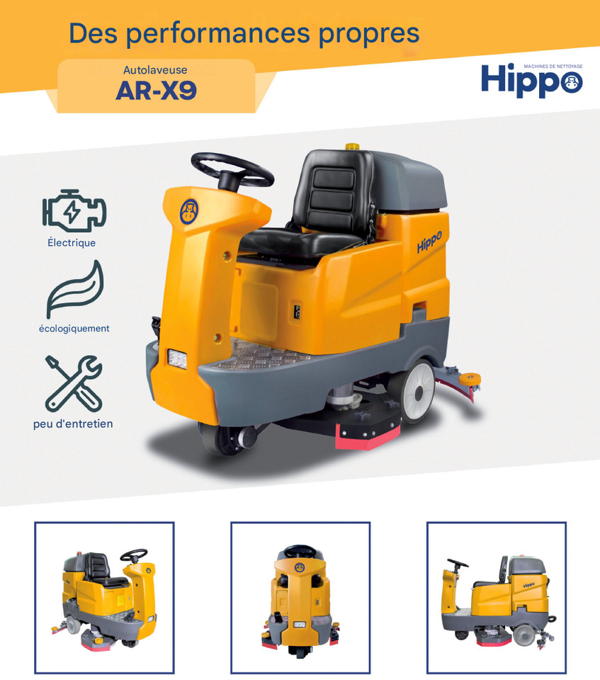 HIPPO AR-X9 - Подметально-уборочная машина: фото 1 HIPPO AR-X9 - Подметально-уборочная машина: фото 1
