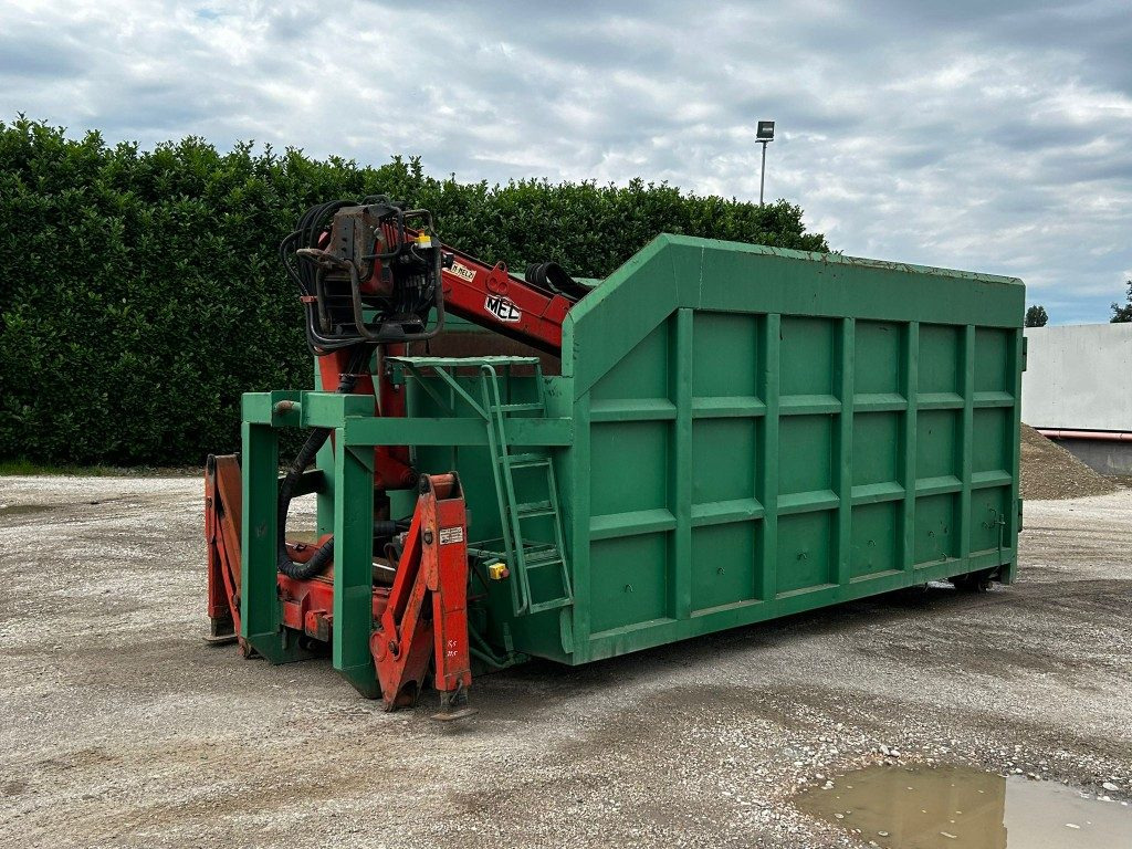 CONTAINER SCARRABILE USATO A CIELO APERTO + GRU - Контейнер для мультилифта: фото 1 CONTAINER SCARRABILE USATO A CIELO APERTO + GRU - Контейнер для мультилифта: фото 1