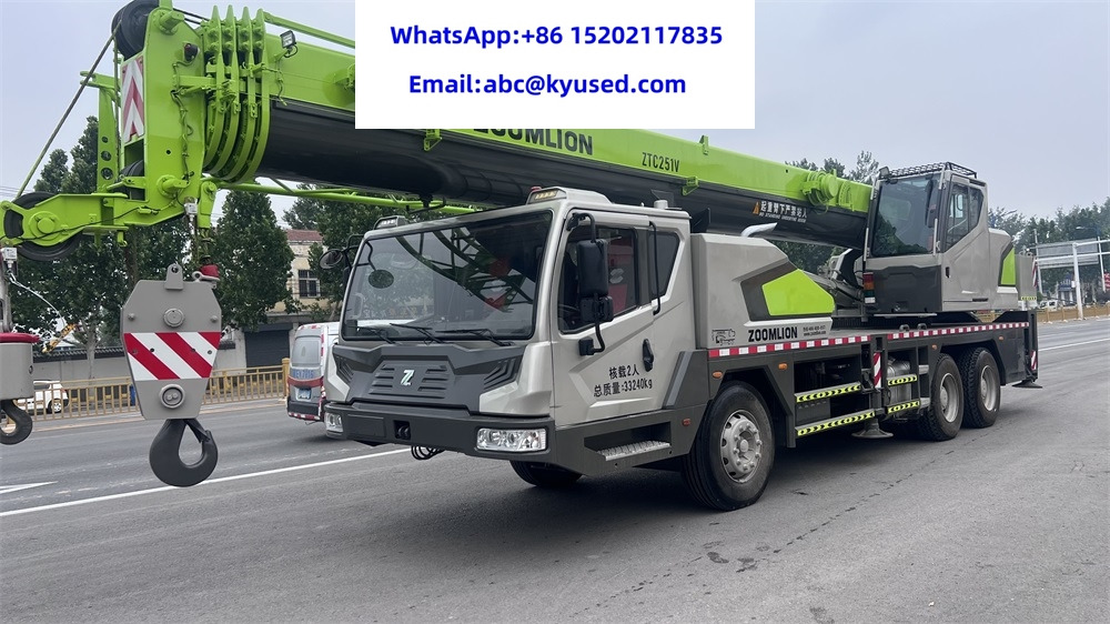 ZOOMLION ZTC251V QY25V 25TON 30TON 35TON 40TON 50TON 55TON 70TON 80TON 100T - Мобильный кран: фото 1 ZOOMLION ZTC251V QY25V 25TON 30TON 35TON 40TON 50TON 55TON 70TON 80TON 100T - Мобильный кран: фото 1