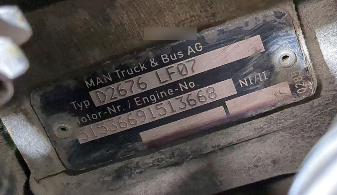 MAN D2676 LF07 MAN TGA, TGS, TGX - Двигатель для Грузовиков: фото 2 MAN D2676 LF07 MAN TGA, TGS, TGX - Двигатель для Грузовиков: фото 2