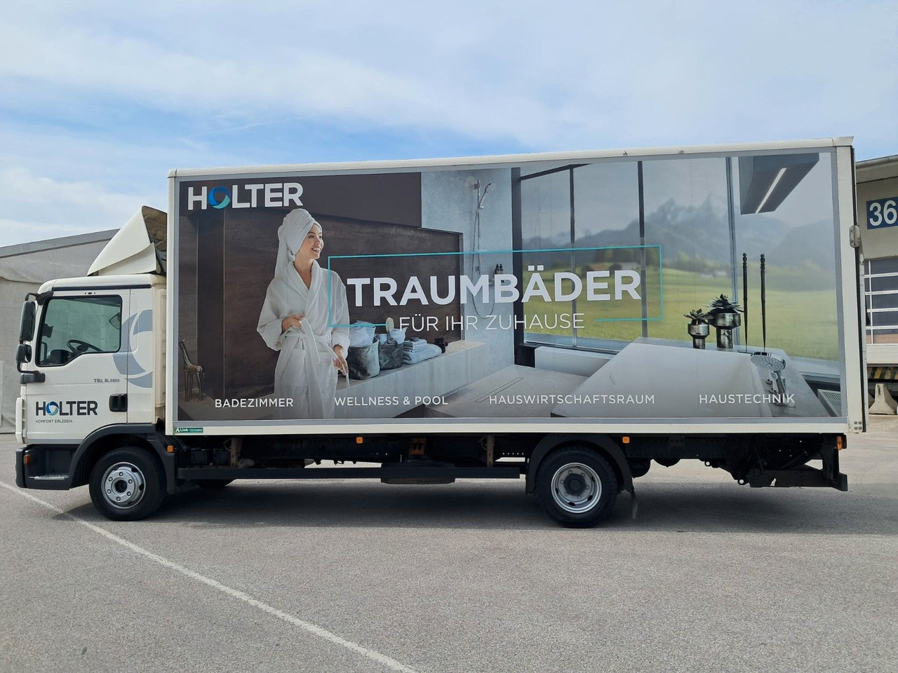 MAN TGL 8.180 Koffer mit LBW | Klima | Diff. | Tempo - Грузовик с закрытым кузовом: фото 3 MAN TGL 8.180 Koffer mit LBW | Klima | Diff. | Tempo - Грузовик с закрытым кузовом: фото 3