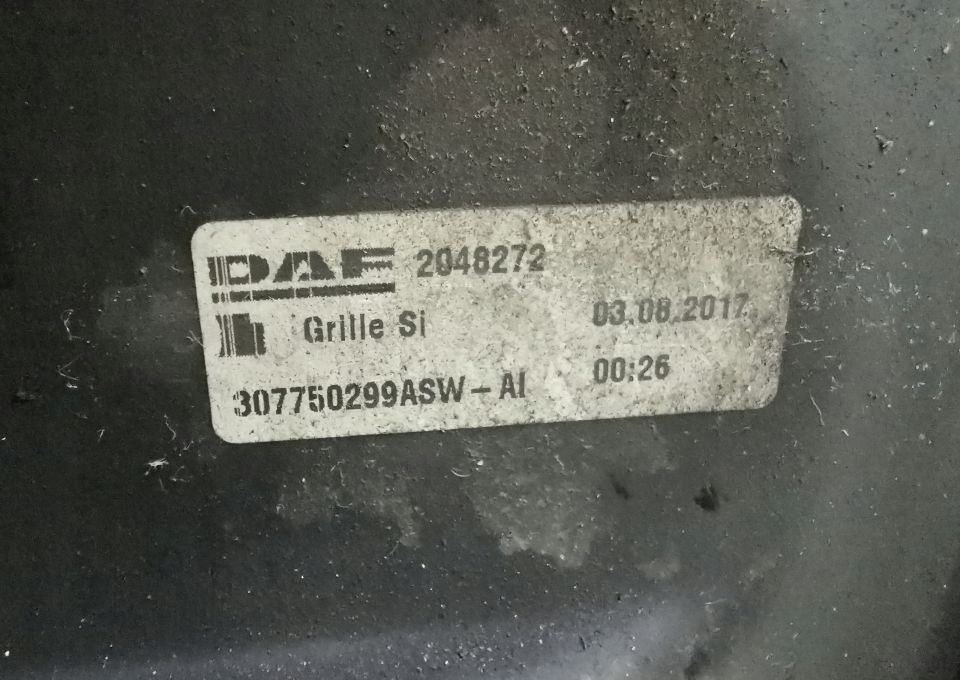 GRILL ATRAPA DAF XF 106 lift ORYGINAŁ 2048272 - Решётка радиатора для Грузовиков: фото 4 GRILL ATRAPA DAF XF 106 lift ORYGINAŁ 2048272 - Решётка радиатора для Грузовиков: фото 4