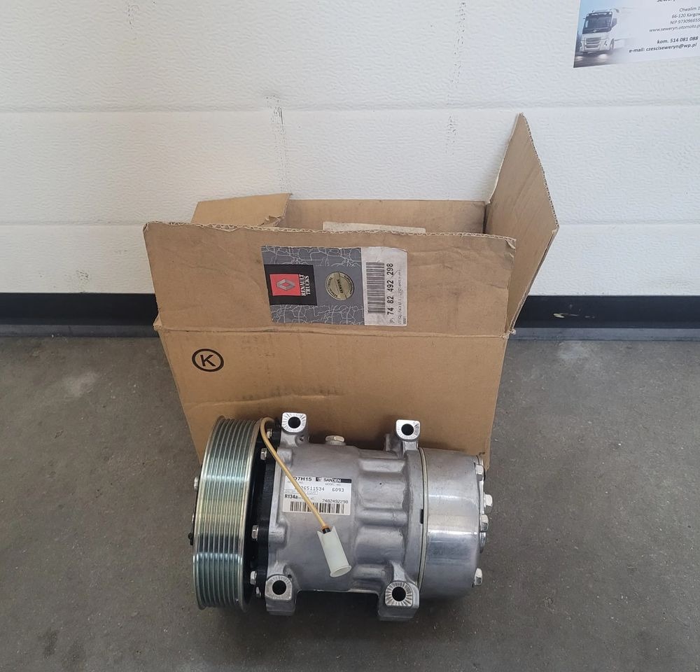 POMPA KLIMATYZACJI RENAULT RANGE T GAMA ORYGINAŁ NOWA CHWALIM116 7482492298 - Часть системы кондиционирования для Грузовиков: фото 1 POMPA KLIMATYZACJI RENAULT RANGE T GAMA ORYGINAŁ NOWA CHWALIM116 7482492298 - Часть системы кондиционирования для Грузовиков: фото 1