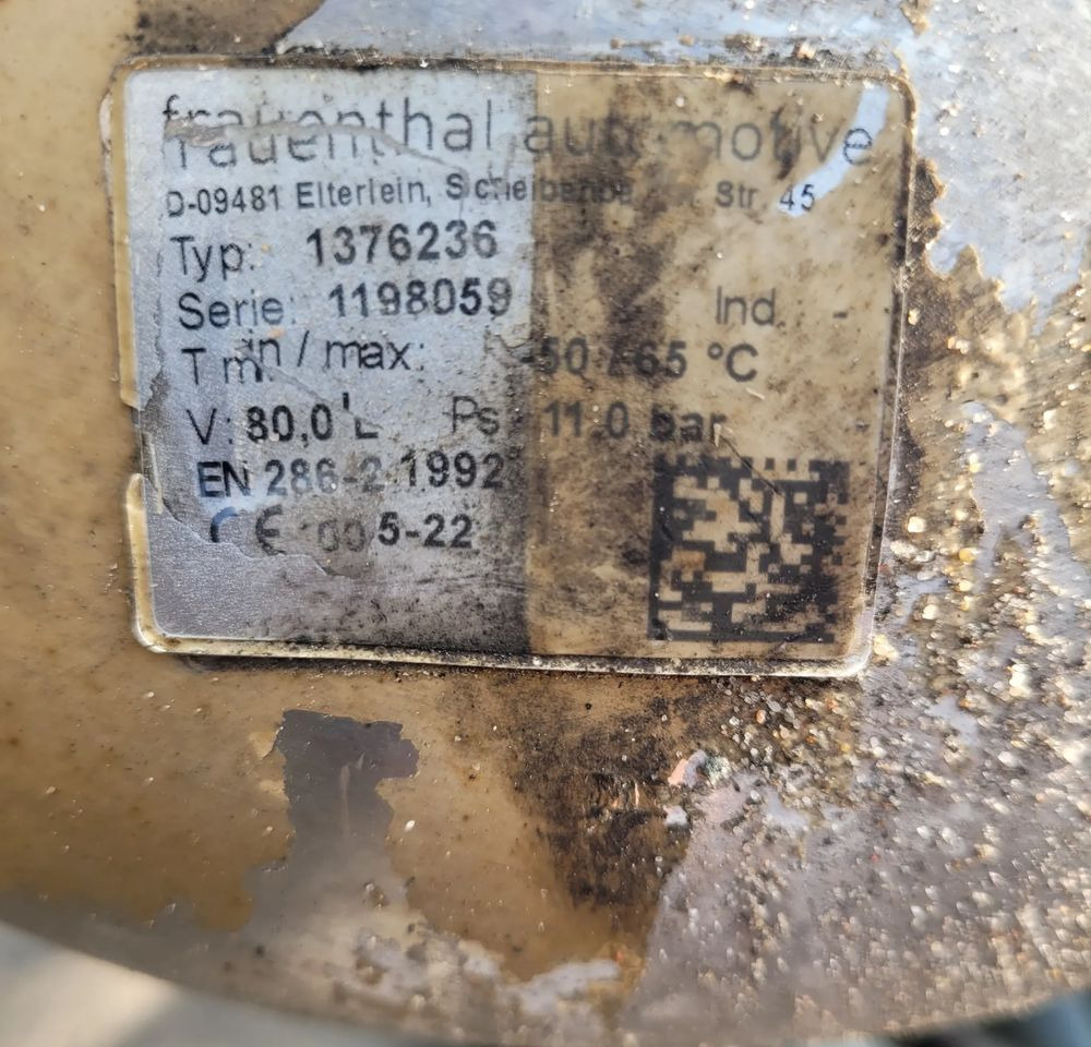 ZBIORNIK BUTLA POWIETRZA 80L SCHMITZ ALU CHWALIM116 - Детали тормозной системы для Грузовиков: фото 2 ZBIORNIK BUTLA POWIETRZA 80L SCHMITZ ALU CHWALIM116 - Детали тормозной системы для Грузовиков: фото 2