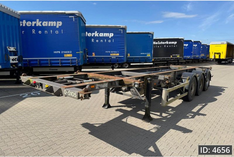 DESOT 3AT / 20-30 ft / BPW - Полуприцеп-контейнеровоз/ Сменный кузов: фото 1 DESOT 3AT / 20-30 ft / BPW - Полуприцеп-контейнеровоз/ Сменный кузов: фото 1