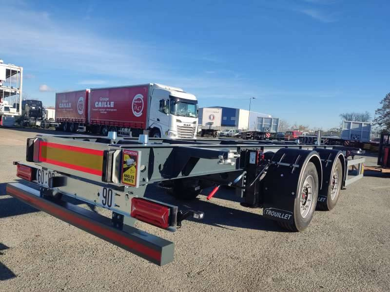 Remorque 2 Essieux 19T PORTE CAISSE MOBILE - Прицеп-контейнеровоз/ Сменный кузов: фото 3 Remorque 2 Essieux 19T PORTE CAISSE MOBILE - Прицеп-контейнеровоз/ Сменный кузов: фото 3