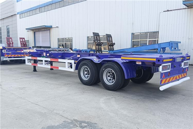 TITABN 2 Axle Gooseneck Container Trailer for Sale In Kenya - Шасси полуприцеп: фото 1 TITABN 2 Axle Gooseneck Container Trailer for Sale In Kenya - Шасси полуприцеп: фото 1
