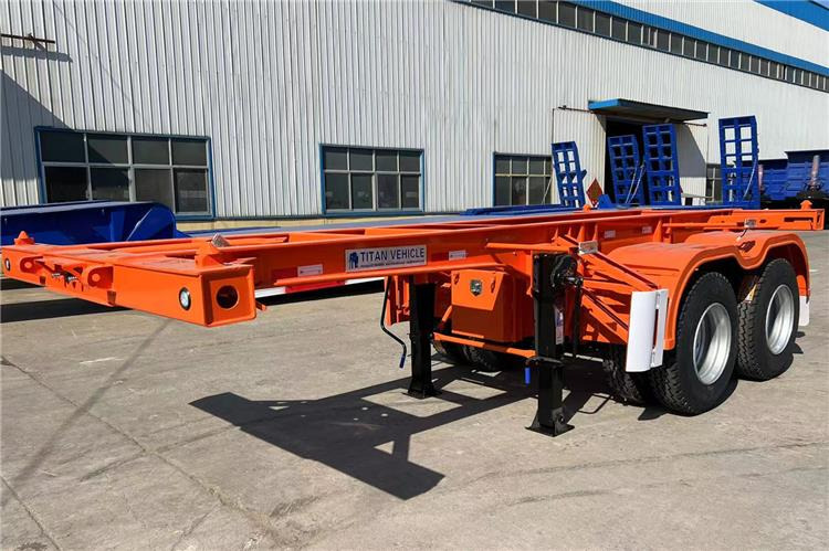 TITAN 2 Axle 20ft Container Chassis Trailer for Sale In Jamaica - Шасси полуприцеп: фото 1 TITAN 2 Axle 20ft Container Chassis Trailer for Sale In Jamaica - Шасси полуприцеп: фото 1