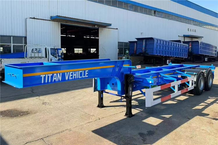 TITAN 2 Axle 20ft ISO Tank Chassis Trailer for Sale In Papua New Guinea - Шасси полуприцеп: фото 1 TITAN 2 Axle 20ft ISO Tank Chassis Trailer for Sale In Papua New Guinea - Шасси полуприцеп: фото 1