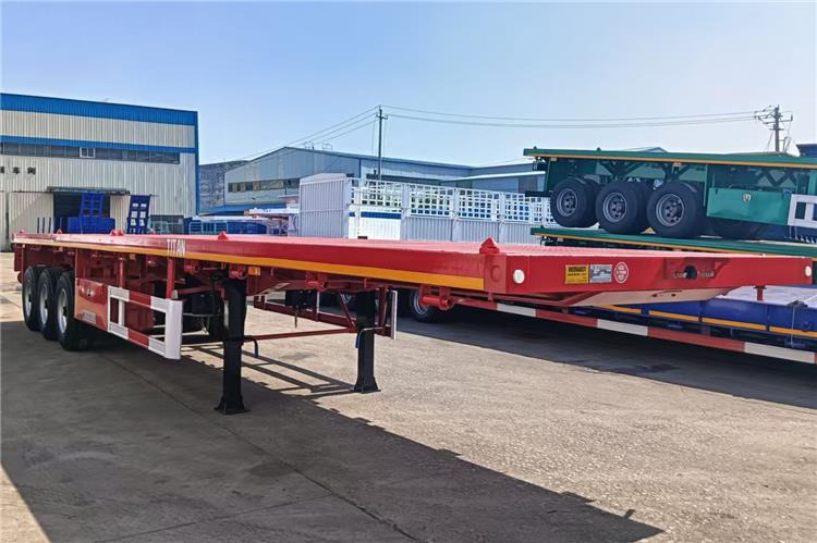 TITAN 2025 New China Flatbed Trailer with Single Tires In Kenya - Шасси полуприцеп: фото 2 TITAN 2025 New China Flatbed Trailer with Single Tires In Kenya - Шасси полуприцеп: фото 2
