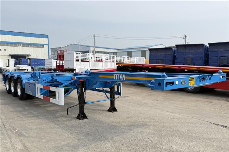TITAN 3 Axle 40 foot Container Trailer for Sale In Senegal - Шасси полуприцеп: фото 2 TITAN 3 Axle 40 foot Container Trailer for Sale In Senegal - Шасси полуприцеп: фото 2