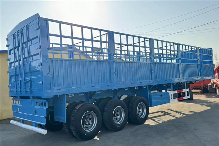 TITAN 3 Axle 60 Ton Cargo Semi Trailer for Sale In Sudan - Полуприцеп для перевозки животных: фото 2 TITAN 3 Axle 60 Ton Cargo Semi Trailer for Sale In Sudan - Полуприцеп для перевозки животных: фото 2