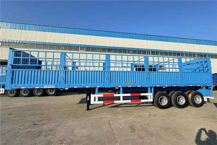 TITAN 3 Axle 60 Ton Cargo Semi Trailer for Sale In Sudan - Полуприцеп для перевозки животных: фото 4 TITAN 3 Axle 60 Ton Cargo Semi Trailer for Sale In Sudan - Полуприцеп для перевозки животных: фото 4
