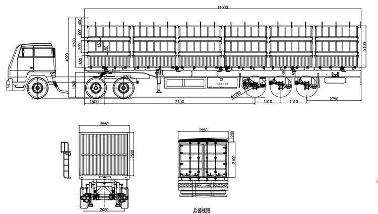 TITAN 3 Axle Cargo Fence Trailer with Air Suspension Transport Animal - Полуприцеп для перевозки животных: фото 5 TITAN 3 Axle Cargo Fence Trailer with Air Suspension Transport Animal - Полуприцеп для перевозки животных: фото 5