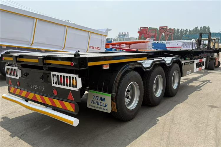 TITAN 3 Axle Skeletal Semi Trailer Price for Sale Near Me In Jamaica - Шасси полуприцеп: фото 1 TITAN 3 Axle Skeletal Semi Trailer Price for Sale Near Me In Jamaica - Шасси полуприцеп: фото 1