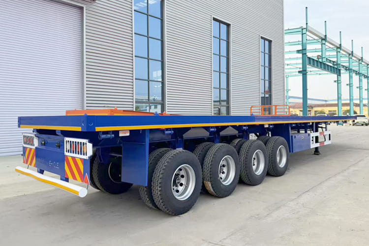 TITAN 4 Axle 80 Ton Flat Bed Trailer for Sale in Saudi Arabia - Полуприцеп бортовой/ Платформа: фото 2 TITAN 4 Axle 80 Ton Flat Bed Trailer for Sale in Saudi Arabia - Полуприцеп бортовой/ Платформа: фото 2