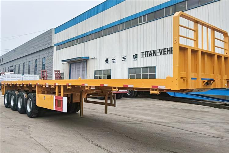 TITAN 4 Axle Flatbed Trailer for Sale Price In Senegal - Полуприцеп бортовой/ Платформа: фото 3 TITAN 4 Axle Flatbed Trailer for Sale Price In Senegal - Полуприцеп бортовой/ Платформа: фото 3