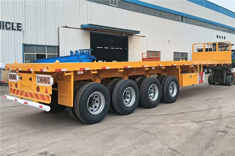 TITAN 4 Axle Flatbed Trailer for Sale Price In Senegal - Полуприцеп бортовой/ Платформа: фото 1 TITAN 4 Axle Flatbed Trailer for Sale Price In Senegal - Полуприцеп бортовой/ Платформа: фото 1