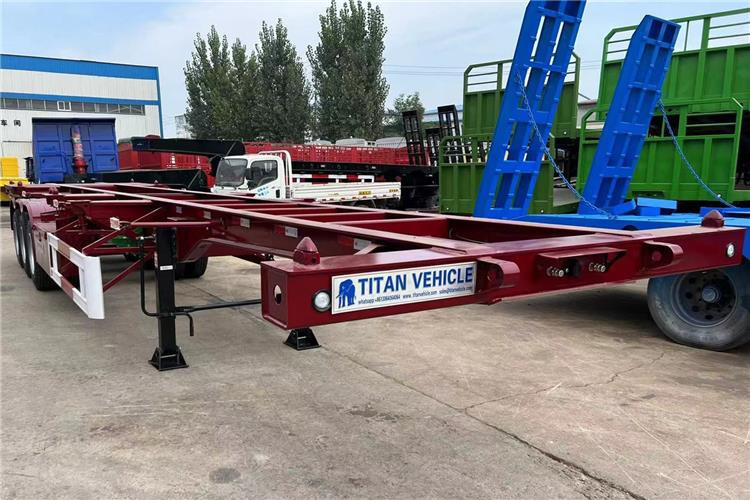 TITAN 40ft Skeleton Trailer Price for Sale In Guyana - Шасси полуприцеп: фото 2 TITAN 40ft Skeleton Trailer Price for Sale In Guyana - Шасси полуприцеп: фото 2