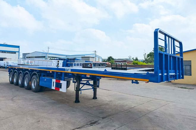 TITAN 5 Axle New Flatbed Trailers for Sale in Mauritius - Полуприцеп бортовой/ Платформа: фото 4 TITAN 5 Axle New Flatbed Trailers for Sale in Mauritius - Полуприцеп бортовой/ Платформа: фото 4