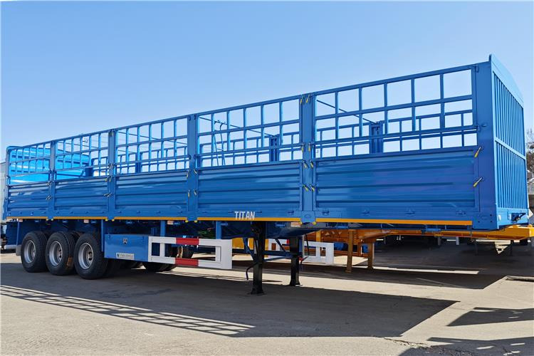 TITAN 60 Ton Fence Cargo Semi Trailer for Sale in Tanzania - Полуприцеп для перевозки животных: фото 2 TITAN 60 Ton Fence Cargo Semi Trailer for Sale in Tanzania - Полуприцеп для перевозки животных: фото 2