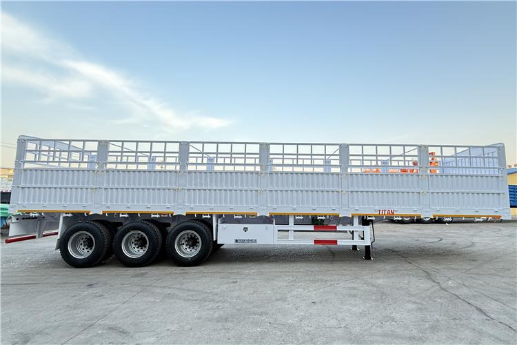TITAN 80 Ton Fence Cargo Trailer for Sale In Mali - Полуприцеп для перевозки животных: фото 4 TITAN 80 Ton Fence Cargo Trailer for Sale In Mali - Полуприцеп для перевозки животных: фото 4