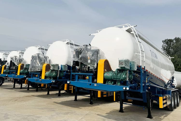 TITAN Bulk Cement Tanker Truck for Sale in Congo - Полуприцеп-цистерна: фото 2 TITAN Bulk Cement Tanker Truck for Sale in Congo - Полуприцеп-цистерна: фото 2