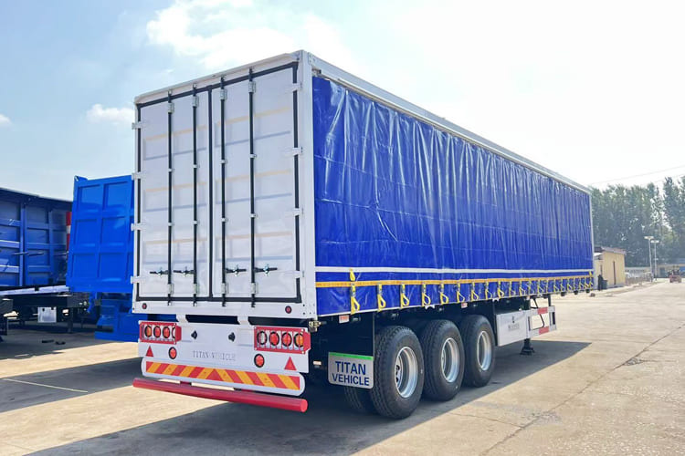 TITAN Curtain Side Trailer for Sale in Saudi Arabia - Тентованный полуприцеп: фото 1 TITAN Curtain Side Trailer for Sale in Saudi Arabia - Тентованный полуприцеп: фото 1