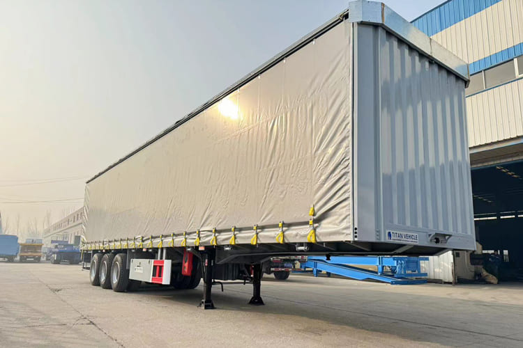TITAN Curtain Trailer for Sale in Tanzania - Тентованный полуприцеп: фото 1 TITAN Curtain Trailer for Sale in Tanzania - Тентованный полуприцеп: фото 1