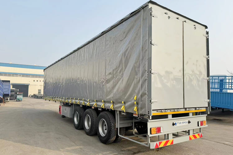 TITAN Curtain Trailer for Sale in Tanzania - Тентованный полуприцеп: фото 3 TITAN Curtain Trailer for Sale in Tanzania - Тентованный полуприцеп: фото 3