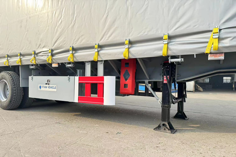 TITAN Curtain Trailer for Sale in Tanzania - Тентованный полуприцеп: фото 5 TITAN Curtain Trailer for Sale in Tanzania - Тентованный полуприцеп: фото 5